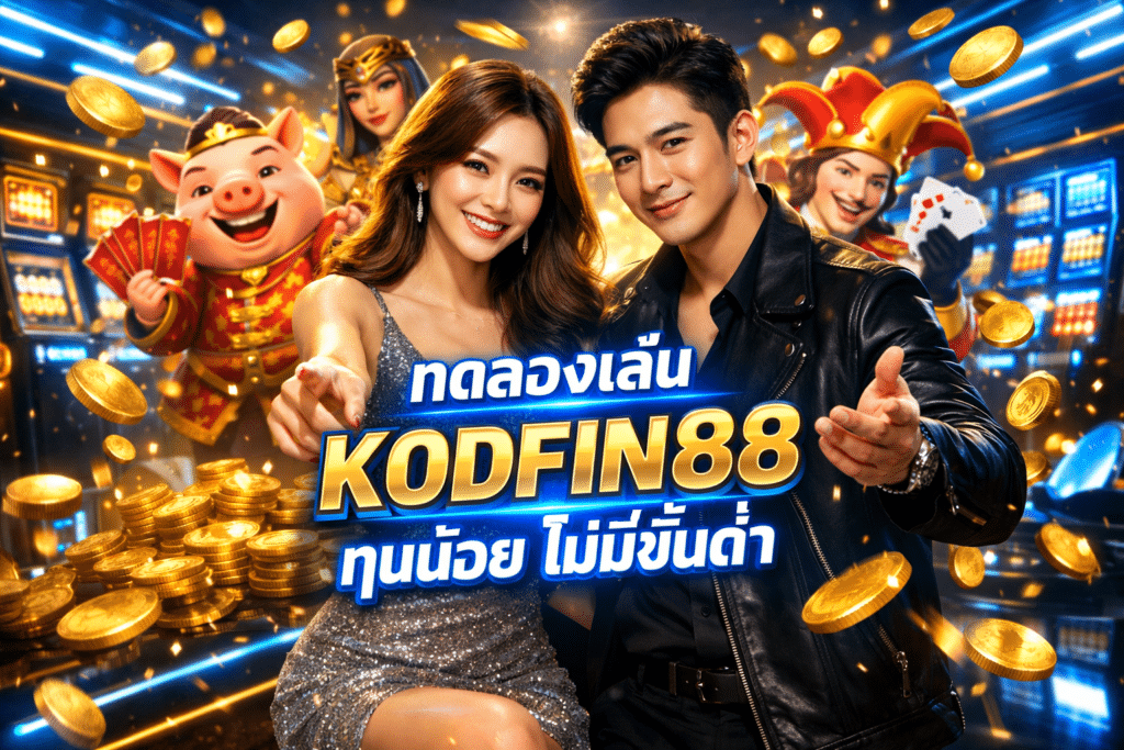 ทดลองเล่น KODFIN88 ทุนน้อย ไม่มีขั้นต่ำ เล่นได้ทันที